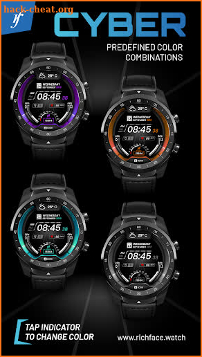 Cyber Watch Face screenshot