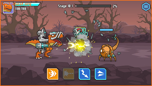 CyberDino: T-Rex vs Robots screenshot