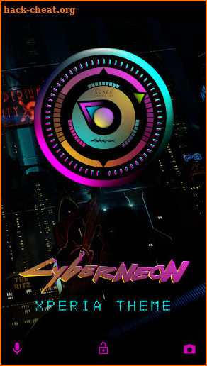 CYBERNEON Xperia Theme screenshot