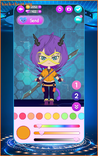 Cyberpunk Doll Dress Up Game screenshot