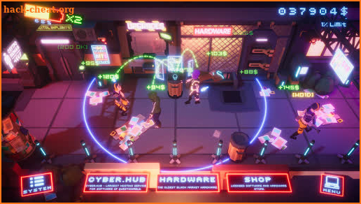 Cyberpunk Hacker IDLE screenshot