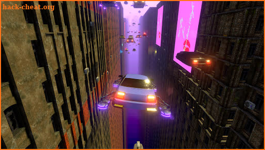 Cyberpunk Racing: Flying Racer screenshot