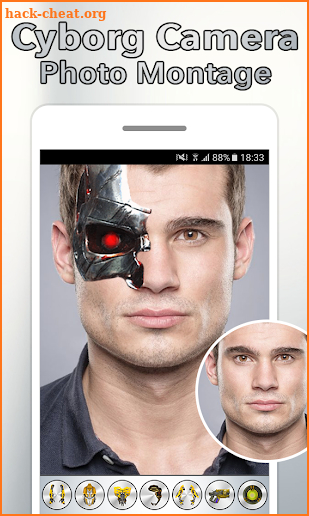 Cyborg Camera Photo Montage screenshot