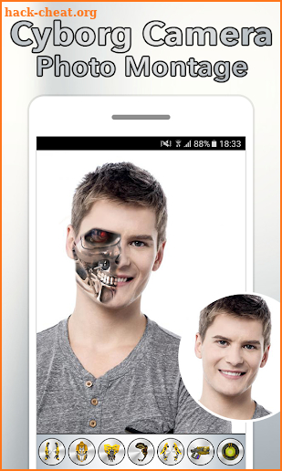 Cyborg Camera Photo Montage screenshot