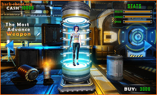 Cyborg War: Battle Angel Street Fighter games 3D screenshot