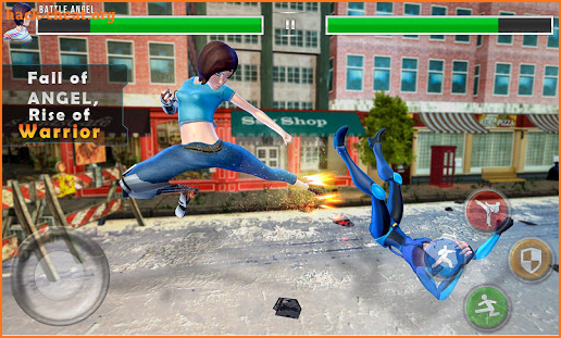 Cyborg War: Battle Angel Street Fighter games 3D screenshot