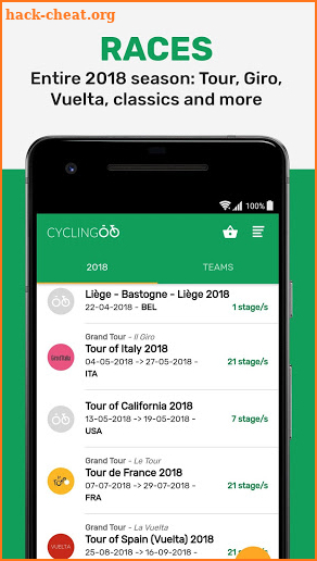 Cyclingoo: 🇫🇷 Tour de France 2018 screenshot