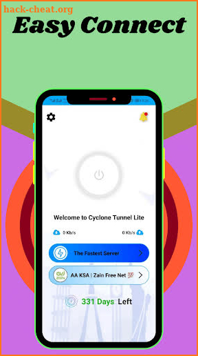 Cyclone Tunnel Lite screenshot