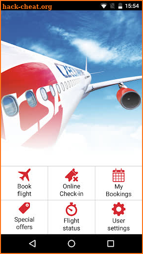 Czech Airlines screenshot