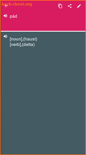 Czech - Icelandic Dictionary (Dic1) screenshot