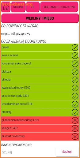 Czytaj skład screenshot