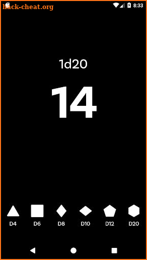 D20 - Dice Simulator screenshot