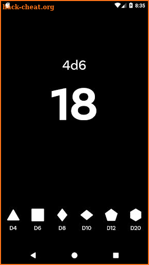 D20 - Dice Simulator screenshot