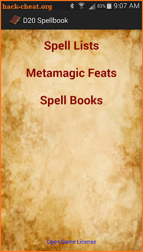 d20 Spellbook screenshot