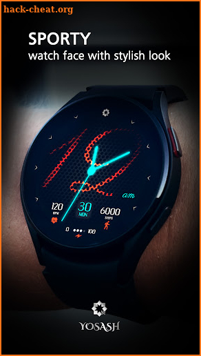 D340 Watch Face - YOSASH screenshot