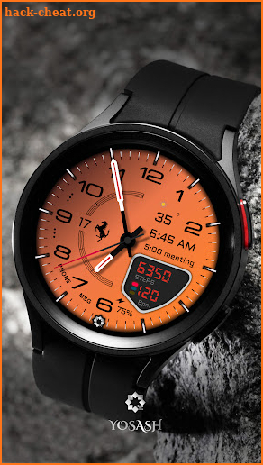 D355 Ferrari Watch Face-YOSASH screenshot