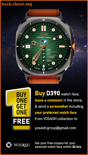 D390 Analog Watch Face screenshot