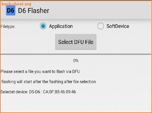 D6Flasher screenshot