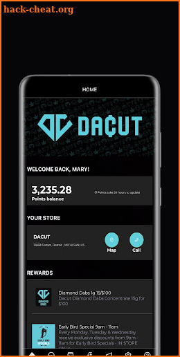 DACUT screenshot