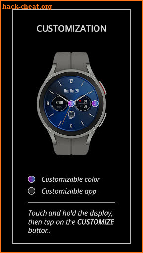 DADAM58B Analog Watch Face screenshot