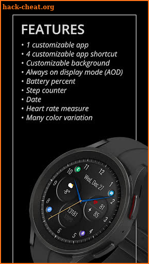 DADAM65 Analog Watch Face screenshot