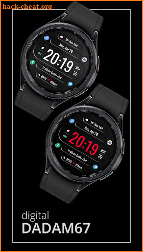 DADAM72 Digital Watch Face screenshot