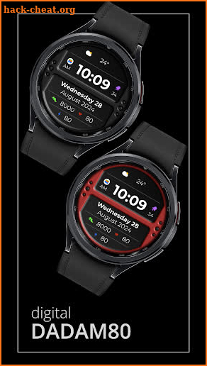 DADAM80 Digital Watch Face screenshot