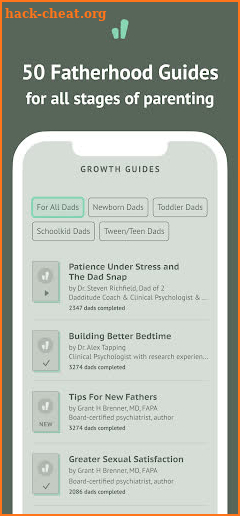 Dadditude, The Happy Dad App screenshot