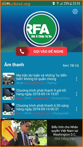 Đài Á Châu Tự Do screenshot