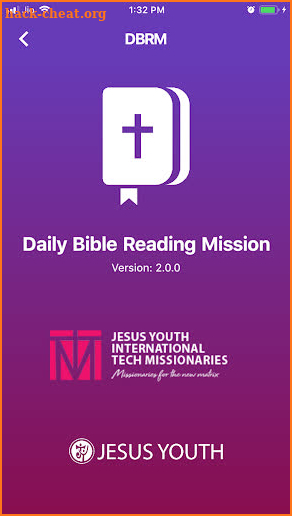 Daily Bible Reading Mission screenshot