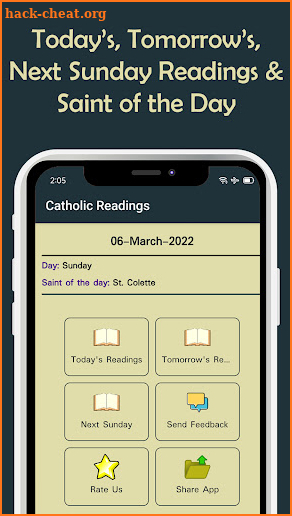 Daily Catholic Readings 2023 screenshot