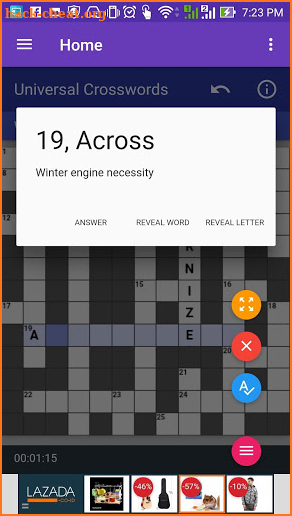 Daily Crossword screenshot