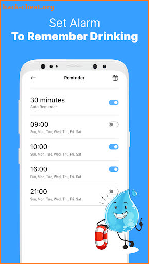 Daily Drink Water Reminder screenshot