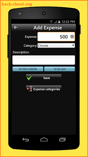 Daily Expenses 2 screenshot