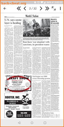 Daily Herald E-edition screenshot