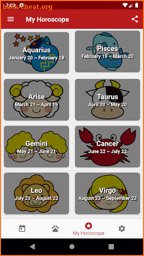 Daily Horoscope 2023 screenshot