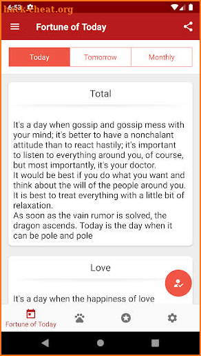 Daily Horoscope 2023 screenshot