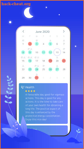 Daily Horoscope Lunar Calendar screenshot