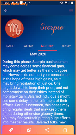 Daily Horoscopes 2020 screenshot