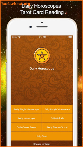 Daily Horoscopes free Tarot Card Reading screenshot