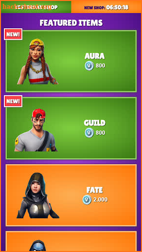 Daily Item Shop - Battle Royale Shop 2019 screenshot