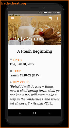 Daily Manna 2019 screenshot