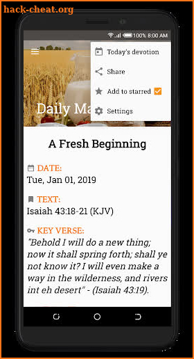 Daily Manna 2019 screenshot