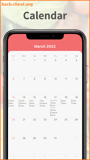 Daily Meal Planner screenshot