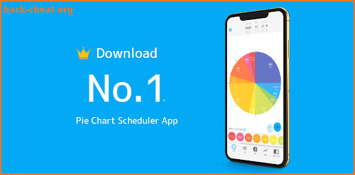 Daily Planner: Pie chart's day scheduler screenshot