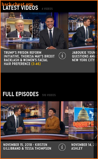 Daily Show trevor noah screenshot