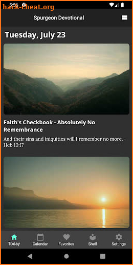 Daily Spurgeon Devotional screenshot