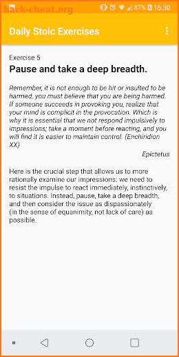 Daily Stoic Exercises screenshot