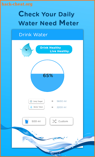 Daily Water Drink Reminder : Water Alarm Tracker screenshot