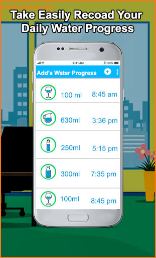 Daily Water Reminder Tracker: Alarm to Drink Water screenshot